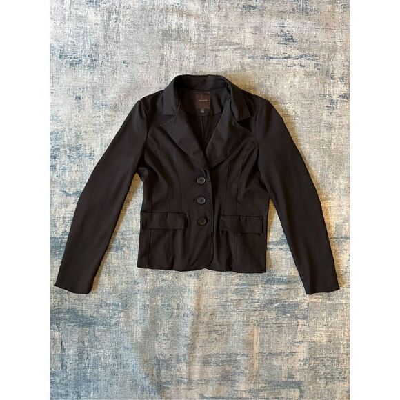 The Limited Black Princess Seam 3 Button Blazer Size Small - Picture 7 of 8